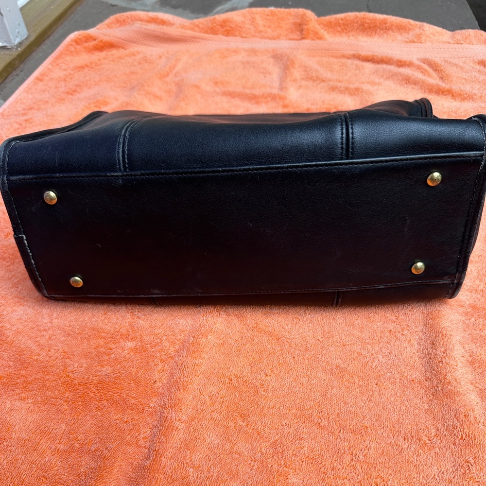 Coach Black Leather Bag - Picture 3 of 13